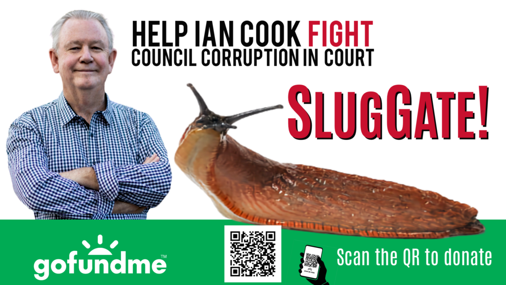 SlugGate: Help Ian Cook Fight Council Corruption In Court